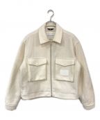 Calvin Klein Jeansカルバンクラインジーンズ）の古着「ブークレボクシージャケット」｜ホワイト