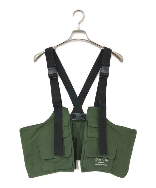 SHAREEF（シャリーフ）SHAREEF (シャリーフ) EX.BODY BAG VEST グリーン サイズ:2の古着・服飾アイテム