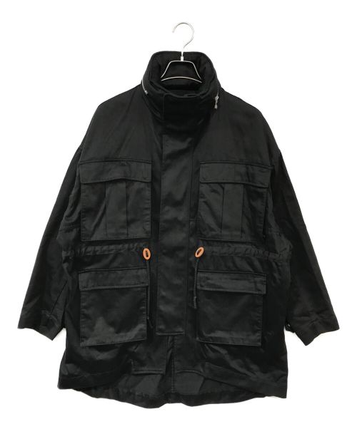 LOEWE（ロエベ）LOEWE (ロエベ) マルチポケット フード付コート ブラック サイズ:44の古着・服飾アイテム