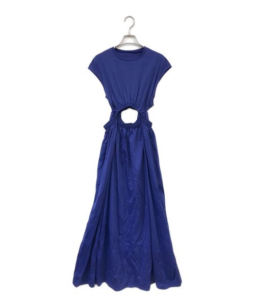 SATORU SASAKI（サトル ササキ）SATORU SASAKI (サトル ササキ) TWISTED DRESS ブルー サイズ:2の古着・服飾アイテム