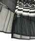 中古・古着 sacai (サカイ) ドットプリントラッププリーツスカート ブラック サイズ:1：8000円