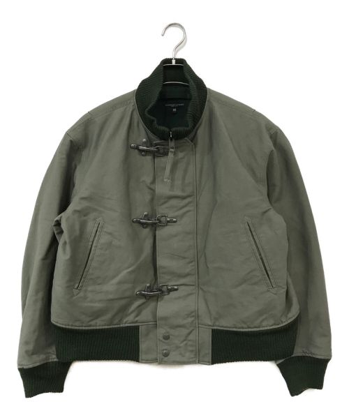 Engineered Garments（エンジニアド ガーメンツ）Engineered Garments (エンジニアド ガーメンツ) Deck Jacket - Cotton Double Cloth グリーン サイズ:XSの古着・服飾アイテム