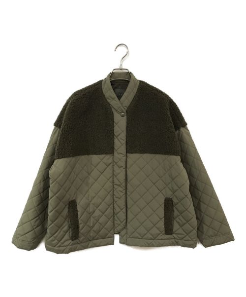 オローネ（オローネ）オローネ (オローネ) キルティングジャケット グリーン サイズ:記載なしの古着・服飾アイテム