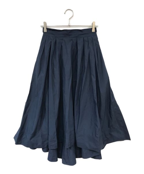 MADISON BLUE（マディソンブルー）MADISON BLUE (マディソンブルー) タックフレアスカート ネイビー サイズ:00の古着・服飾アイテム