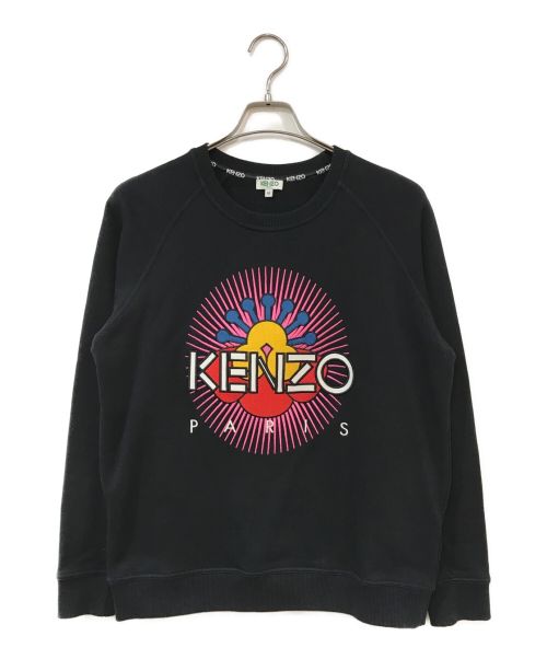 KENZO（ケンゾー）KENZO (ケンゾー) ラグランスウェット ブラック サイズ:Ｍの古着・服飾アイテム
