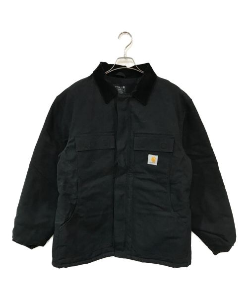 CarHartt（カーハート）CarHartt (カーハート) DUCK TRADITIONAL ARCTIC QUILT-LINED COAT ブラック サイズ:Lの古着・服飾アイテム