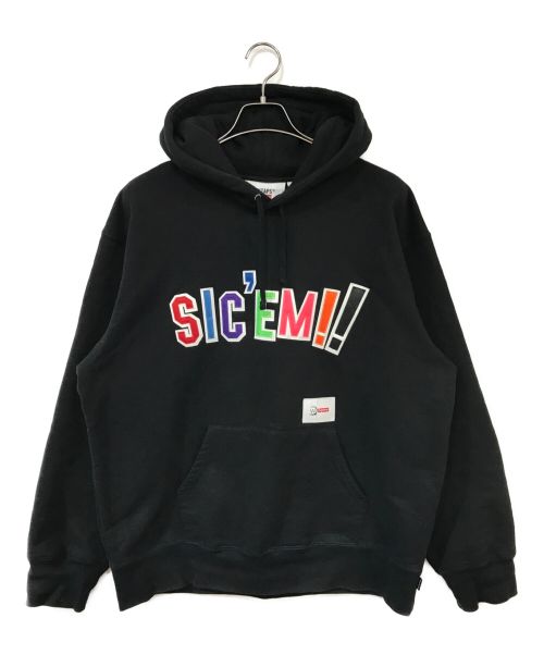 SUPREME（シュプリーム）Supreme (シュプリーム) WTAPS (ダブルタップス) Sic'em! Hooded Sweatshirt ブラック サイズ:LARGEの古着・服飾アイテム