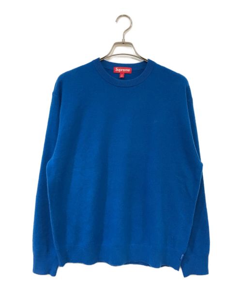 SUPREME（シュプリーム）SUPREME (シュプリーム) Cashmere Sweater ブルー サイズ:Ｍの古着・服飾アイテム