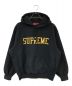 Supreme（シュプリーム）の古着「Varsity hooded sweatshirt」｜ブラック