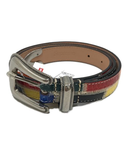 SUPREME（シュプリーム）Supreme (シュプリーム) patcwork rangler belt マルチカラー サイズ:SMの古着・服飾アイテム
