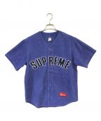 SUPREMEシュプリーム）の古着「corduroy baseball jersey」｜ブルー