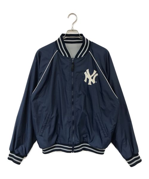 MLB（エムエルビー）MLB (エムエルビー) リーバーシブルブルゾン ネイビー サイズ:Oの古着・服飾アイテム