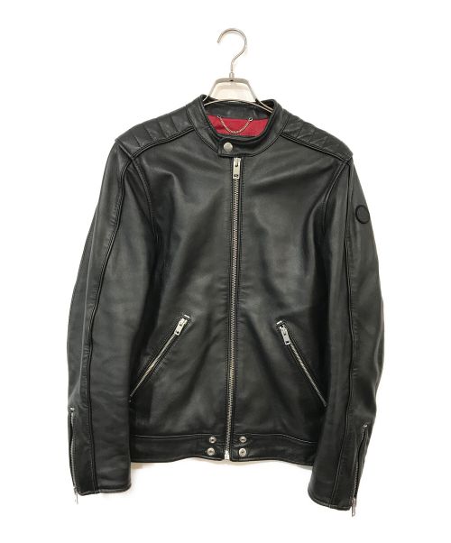 DIESEL（ディーゼル）DIESEL (ディーゼル) シープレザージャケット ブラック サイズ:Ｍの古着・服飾アイテム