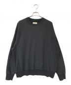 UNFILアンフィル）の古着「vintage cotton-fleece pullover」｜ブラック