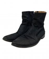 Martin Margiela22 (マルタン・マルジェラ22) サイドジップブーツ ブラック サイズ:43