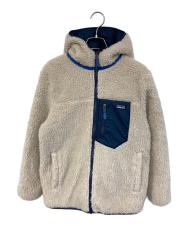 Patagonia (パタゴニア) リバーシブルボアジャケット ブルー サイズ:SIZE XL
