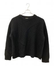 NAKEDGAUGE (ネイキッドゲージ) MERRY YARN 'BUDDY' SWEATER/メリー ヤーン バディー セーター ブラック サイズ:SIZE 2