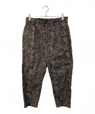 Engineered Garments (エンジニアド ガーメンツ) Carlyle Pant-Paisley Print/カーライル パンツ ペイズリー プリント ブラウン サイズ:SIZE S