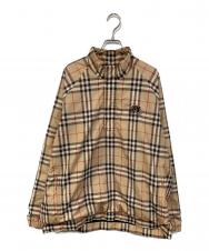 BURBERRY GOLF (バーバリーゴルフ) ハーフジップジャケット ベージュ サイズ:SIZE L