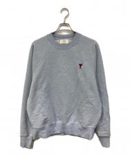 AMI PARIS (アミ パリス) De Coeur Sweatshirt/ドゥ クール スウェットシャツ スカイブルー サイズ:SIZE XL