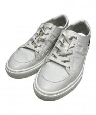 HERMES (エルメス) ディープ/DEEP Hロゴスニーカー ホワイト サイズ:SIZE 42