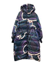 Emilio Pucci (エミリオ プッチ) ロングダウンコート ブラック サイズ:UK 8