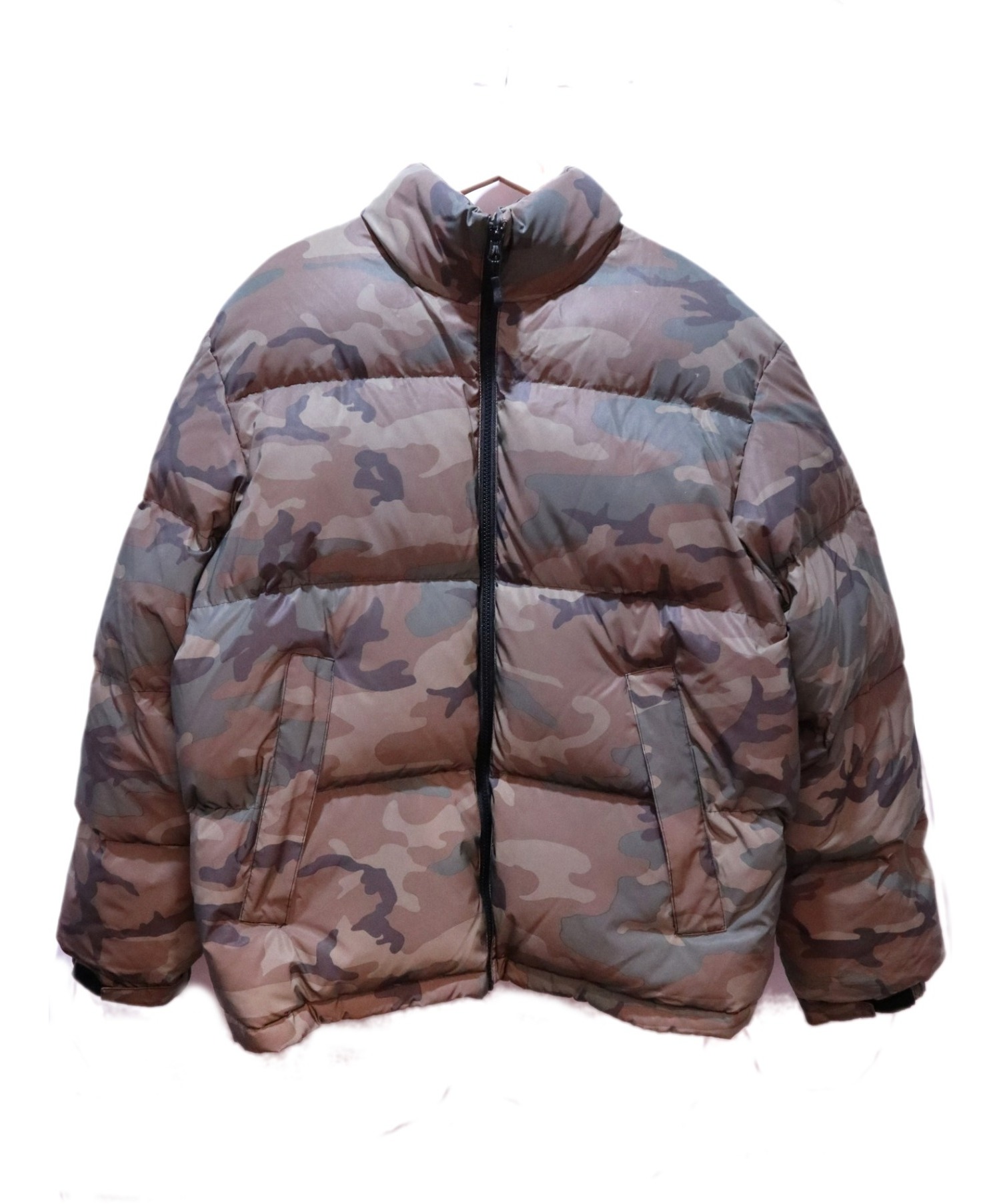 reflective camo down jacket supreme