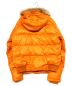 MONCLER (モンクレール) フーデットダウンジャケット オレンジ サイズ:1：19800円