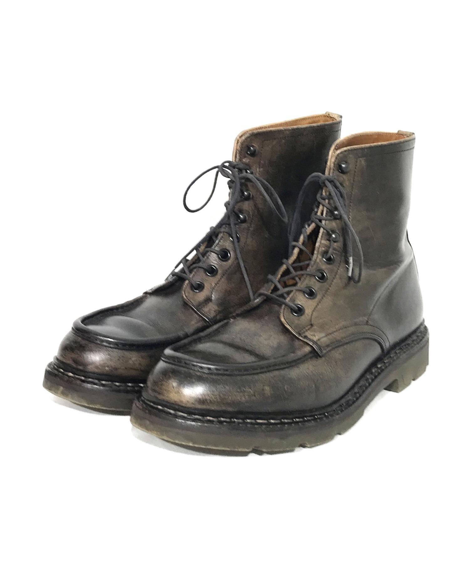 中古 古着通販 Alfred Sargent アルフレッドサージェント Uチップブーツ ブラウン サイズ 表記8 ブランド 古着通販 トレファク公式 Trefac Fashion
