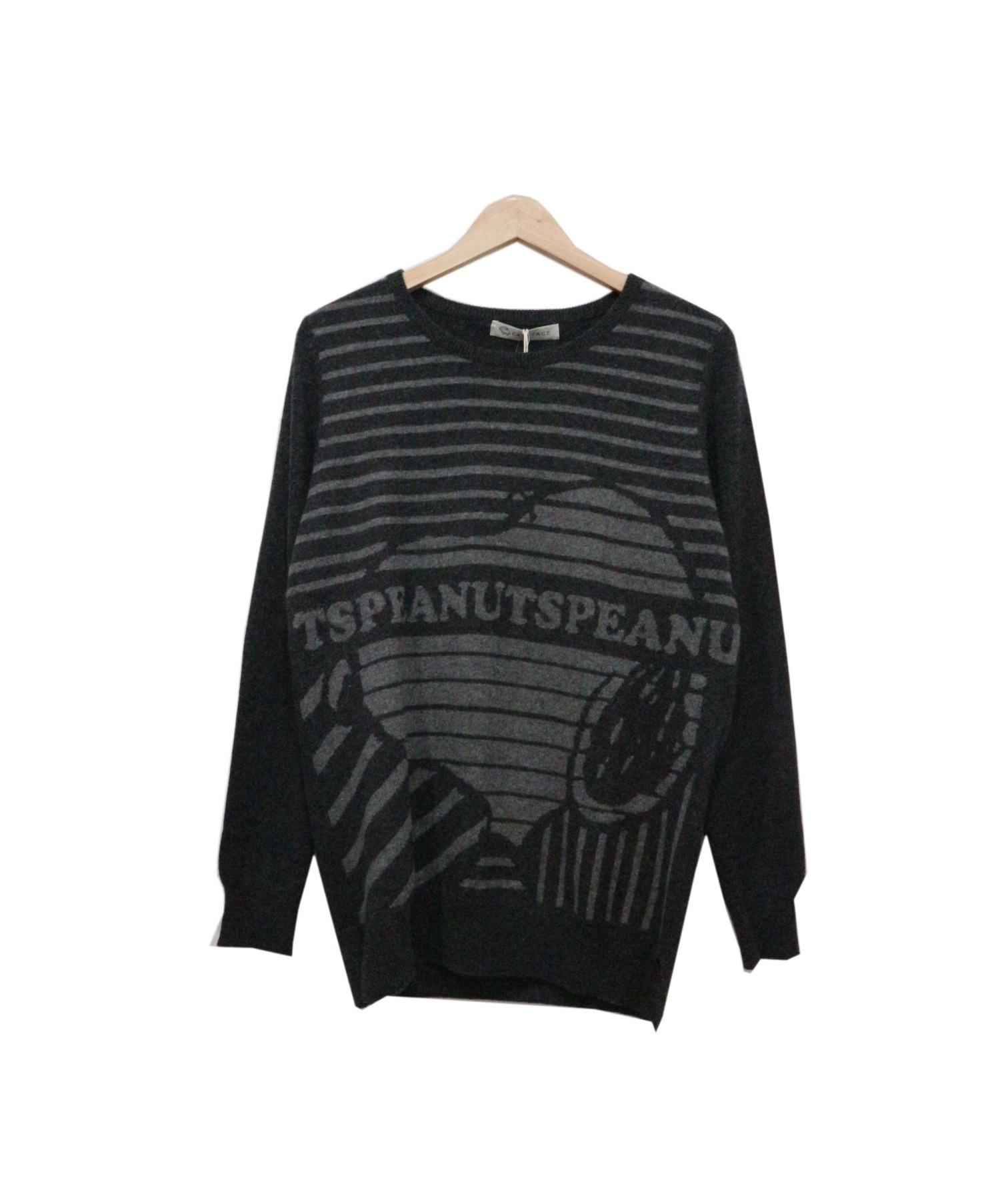 中古 古着通販 Cashyage カシヤージュ カシミヤニット グレー サイズ 36 未使用品 ブランド 古着通販 トレファク公式 Trefac Fashion