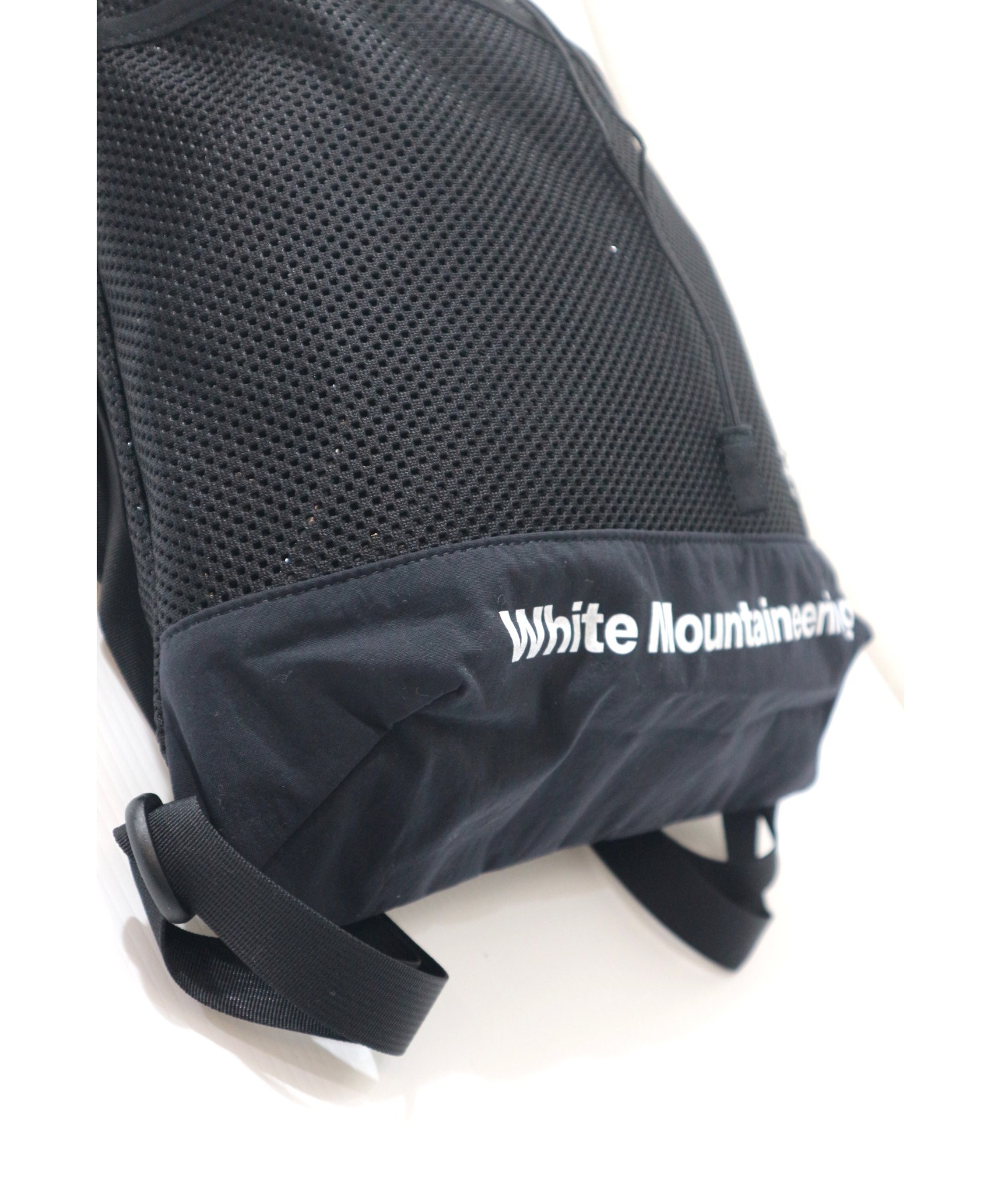 PORTER × White Mountaineering (ポーター × ホワイト マウンテニアリング) メッシュバックパック ブラック 日本製