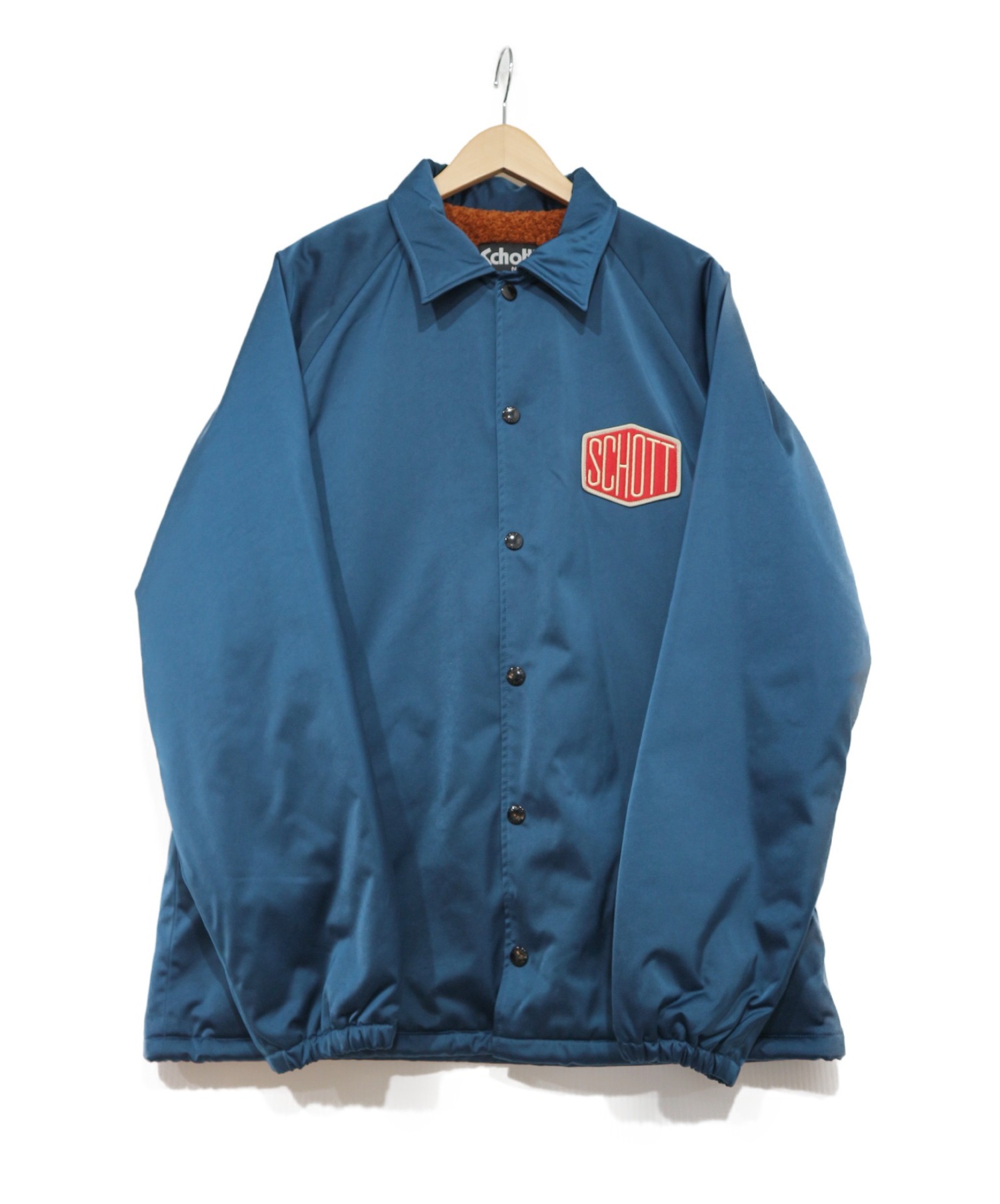 中古 古着通販 Schott ショット コーチジャケット ブルー サイズ L ブランド 古着通販 トレファク公式 Trefac Fashion