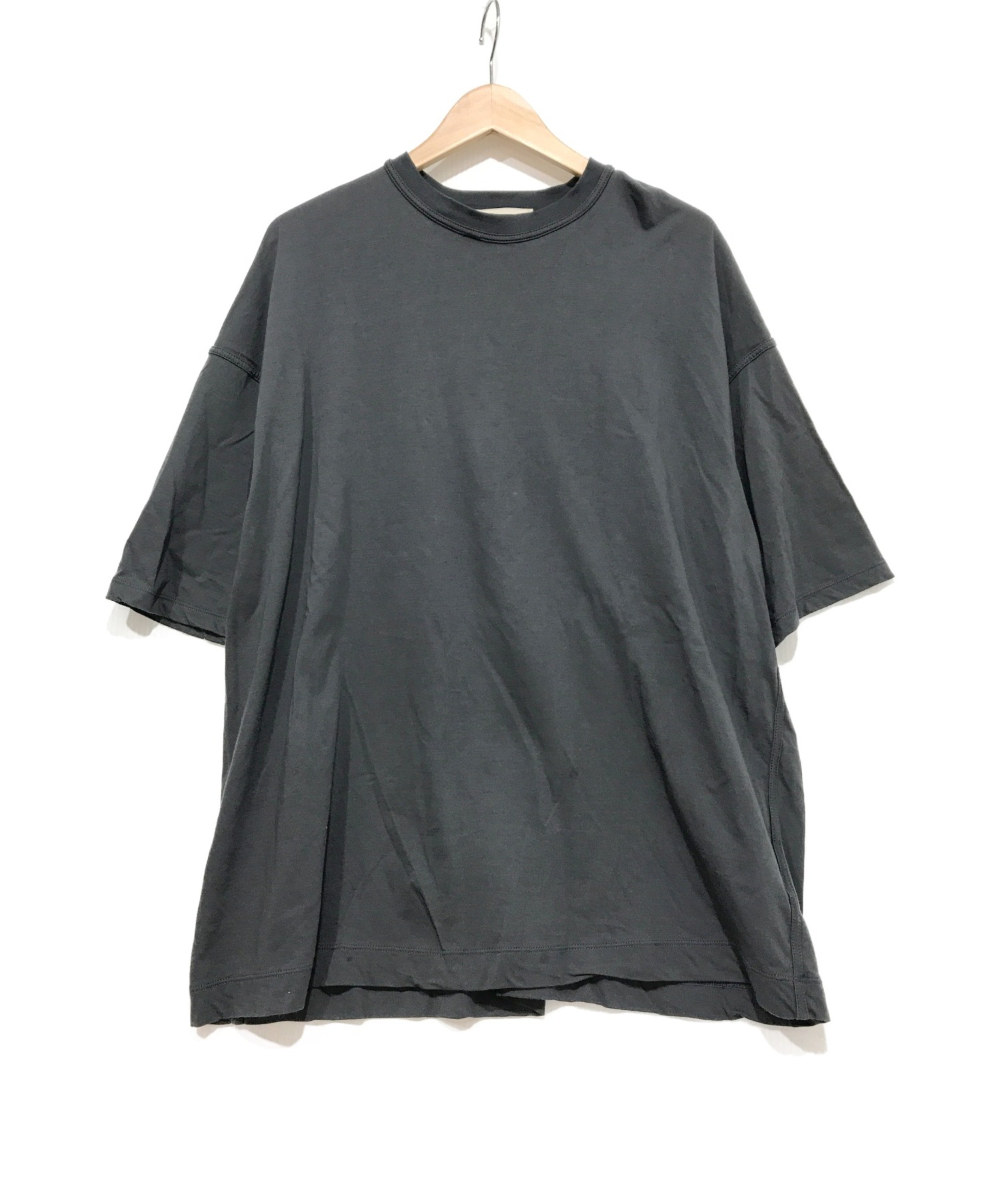 【中古・古着通販】YOKE (ヨーク) Oversized Insideout T-shirt グレー サイズ:3｜ブランド・古着通販 トレフ