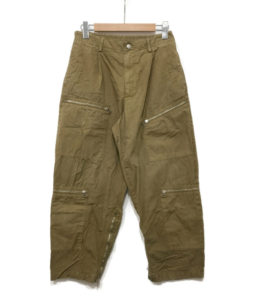 CellarDoor（セラードアー）CellarDoor (セラードアー) side snap button elastic pants ベージュ サイズ:M / 46の古着・服飾アイテム