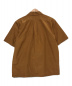 SCYE (サイ) シルクコットンオープンカラーシャツ ブラウン サイズ:38：7800円