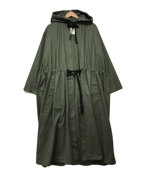 CLANE（クラネ）CLANE (クラネ) オーバーロングモッズコート オリーブ サイズ:Fの古着・服飾アイテム