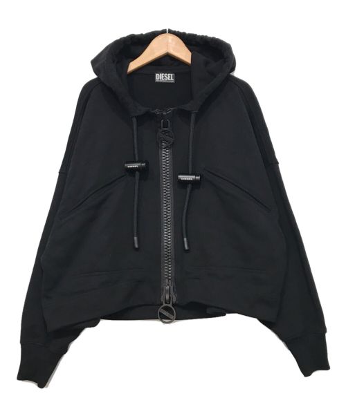 DIESEL（ディーゼル）DIESEL (ディーゼル) F-CROPPY-ZIP ブラック サイズ:XSの古着・服飾アイテム