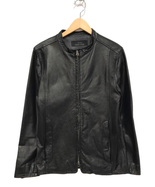 Shama（シャマ）Shama (シャマ) レザージャケット ブラック サイズ:40の古着・服飾アイテム
