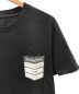 中古・古着 Maison Martin Margiela (メゾン マルタン マルジェラ) STEREO TYPE TEE　Tシャツ ブラック サイズ:52：9800円