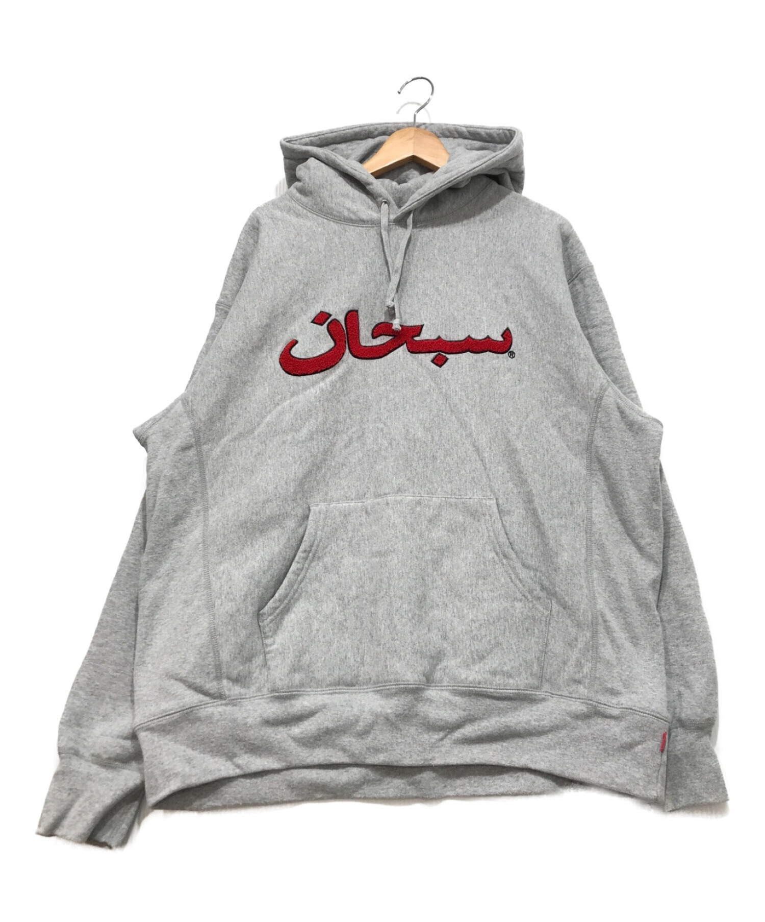 新品 Supreme L Hooded Logo Arabic パーカー