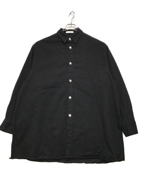 ASTRAET（アストラット）ASTRAET (アストラット) ビッグデニムシャツ ブラック サイズ:なし(実寸サイズをご確認下さい)の古着・服飾アイテム