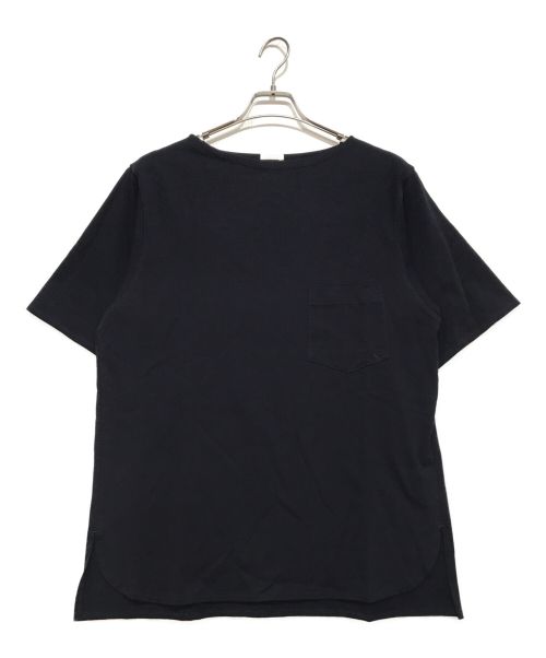 COMOLI（コモリ）COMOLI (コモリ) ボートネック半袖シャツ ネイビー サイズ:1の古着・服飾アイテム