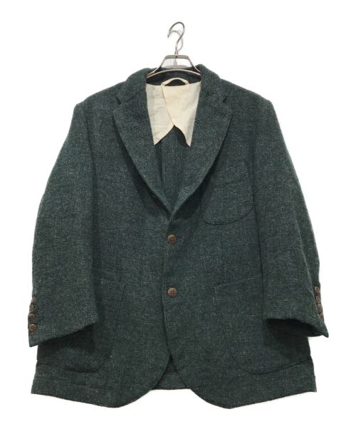 45R（フォーティーファイブアール）45R (フォーティーファイブアール) シェットランドツイードのジャケット グリーン サイズ:4の古着・服飾アイテム