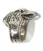 GUCCIグッチ）の古着「Anger Forest Eagle Head Ring」