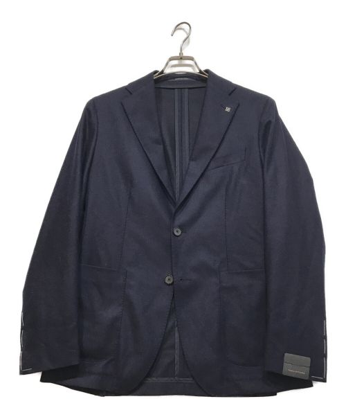 TAGLIATORE（タリアトーレ）TAGLIATORE (タリアトーレ) ライトフランネル 2B ジャケット ネイビー サイズ:44の古着・服飾アイテム