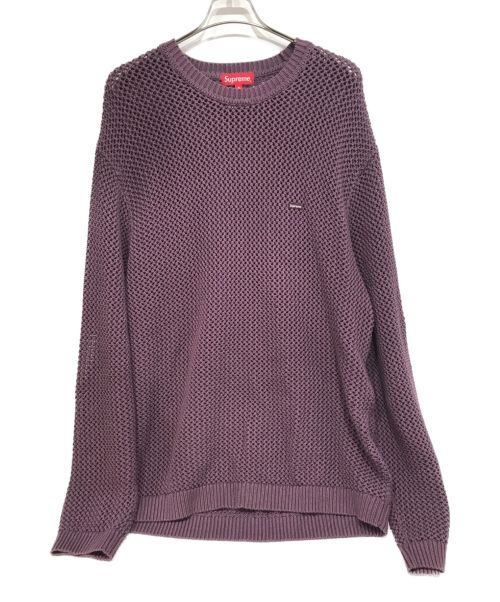 中古・古着通販】SUPREME (シュプリーム) Open Knit Small Box Sweater パープル サイズ:XL｜ブランド・古着通販  トレファク公式【TREFAC FASHION】