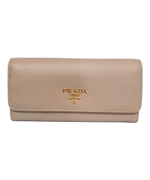 PRADA（プラダ）PRADA (プラダ) 長財布 ベージュの古着・服飾アイテム