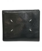 Maison Margiela 11メゾンマルジェラ11）の古着「レザー二つ折り財布」｜ブラック