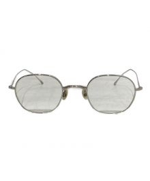 10 eyevan（テン アイヴァン）の古着「ヘキサゴンメタルフレーム眼鏡」｜シルバー