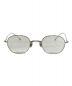 10 eyevan（テン アイヴァン）の古着「ヘキサゴンメタルフレーム眼鏡」｜シルバー